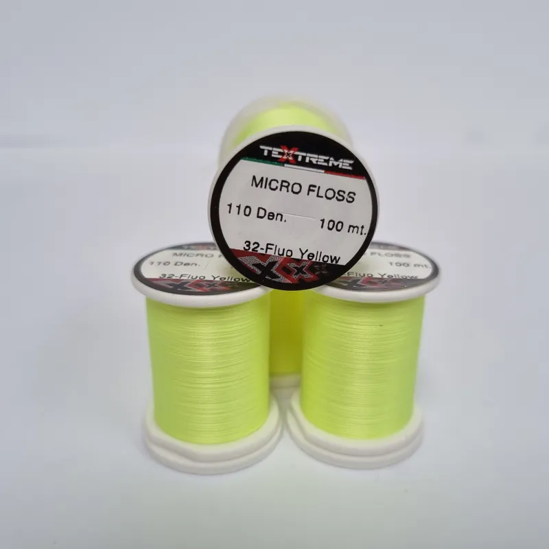 TEXTREME Micro Floss 110 Den in 32-Fluo Yellow-1